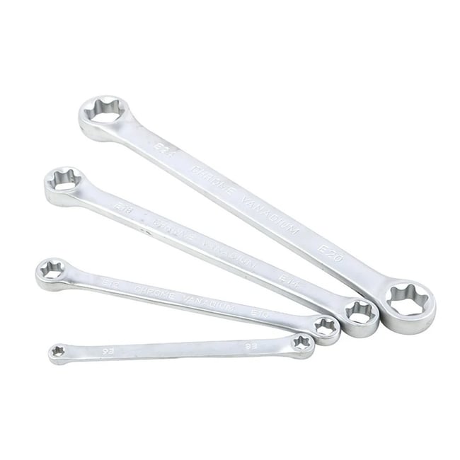 Set chei inelare torx E6-E24, 4 piese, DINGQI AC1004