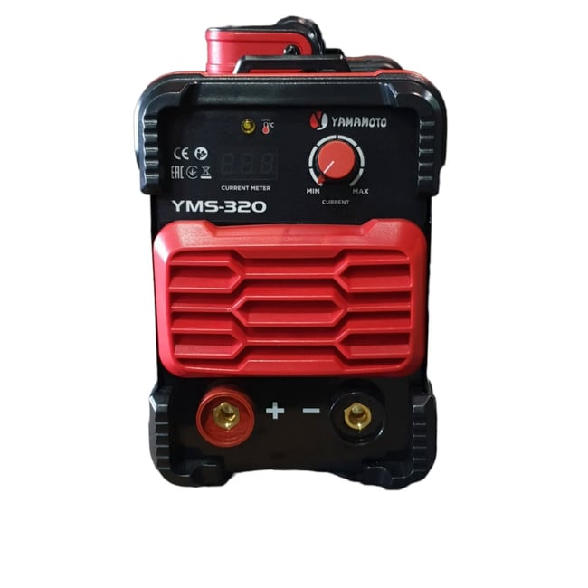 Aparat de sudura de tip invertor Yamamoto YMS-320, MMA, 320A, diametru electrozi 1.6-4mm, rosu/negru