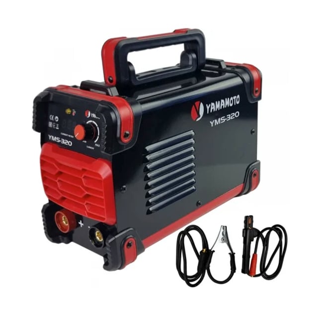 Aparat de sudura de tip invertor Yamamoto YMS-320, MMA, 320A, diametru electrozi 1.6-4mm, rosu/negru
