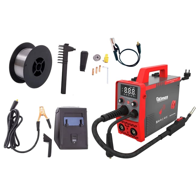 Invertor sudura MIG-MAG / MMA, Almaz AZ-ES013, 200 A, sarma 0.9mm inclusa, electrozi inveliti 1.6-3.2mm