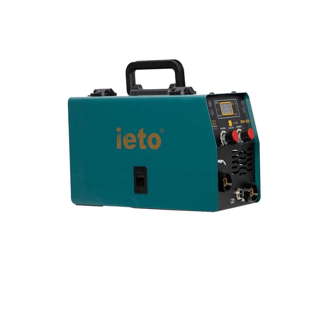 Aparat de sudura tip invertor, Ieto MIG-250, sudura MIG-MMA-TIG 3 in 1 cu Afisaj LED, electrod, sarma flux 0.8mm inclusa