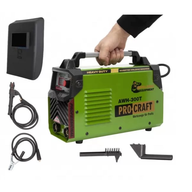 Aparat de sudura, invertor Procraft AWH 300 T , 300 Ah, accesorii incluse