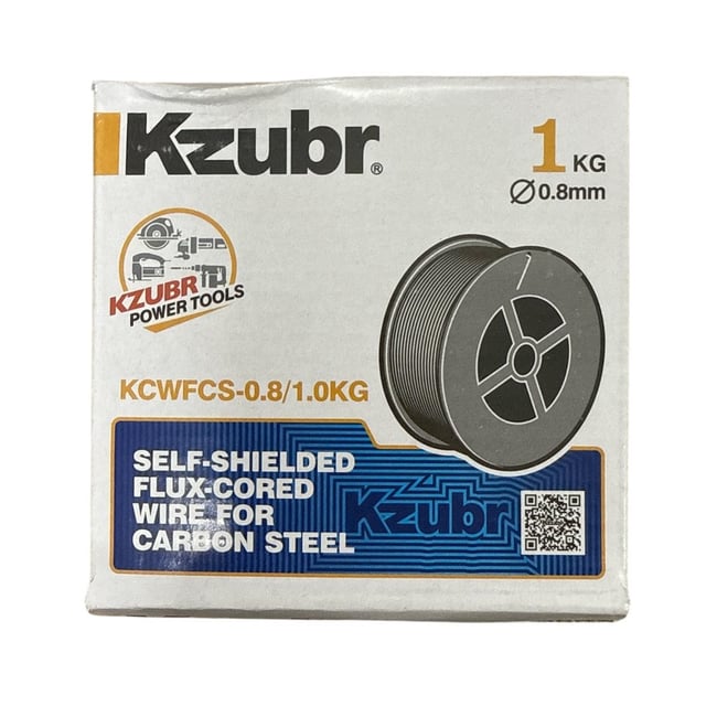Rola sarma de sudura cu flux, pentru otel, KZUBR KCWFCS, 0.8mm, 1.0 kg