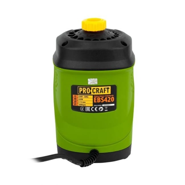 Masina pentru ascutirea burghielor, Procraft EBS420, 95 W, 1500 RPM