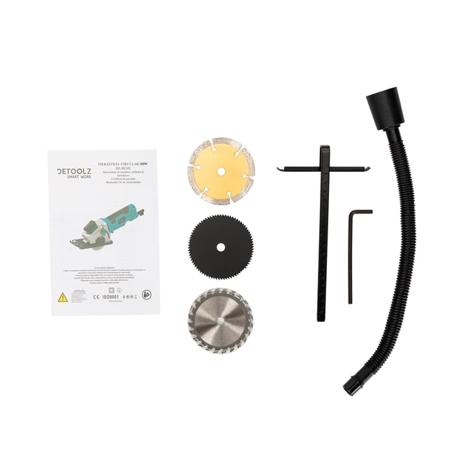 Fierastrau circular Detoolz DZ-SE101, 480 W, 85 mm, laser pentru ghidare