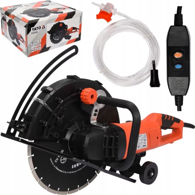 Fierastrau circular pentru beton, Yato YT-82158, 2600 W, 4300 rpm, diametru disc 350 mm