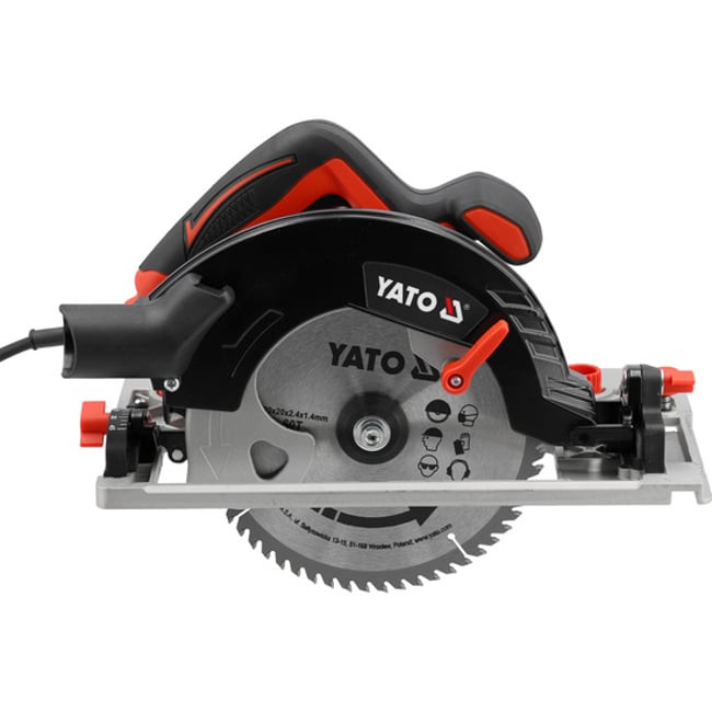 Fierastrau circular Yato YT-821533, 1600 W, disc 190 mm, 5500 RPM