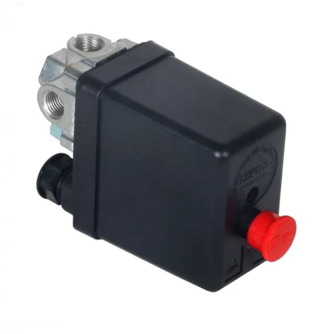 Presostat pentru compresor aer comprimat 12 Bar, 3 iesiri