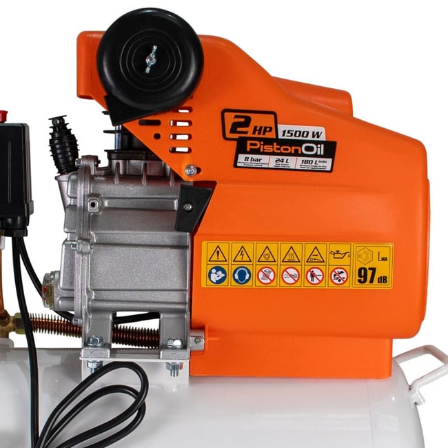 Compresor aer Ruris AirPower2400, 24l, 1500 W, 8bari, 180 L/min