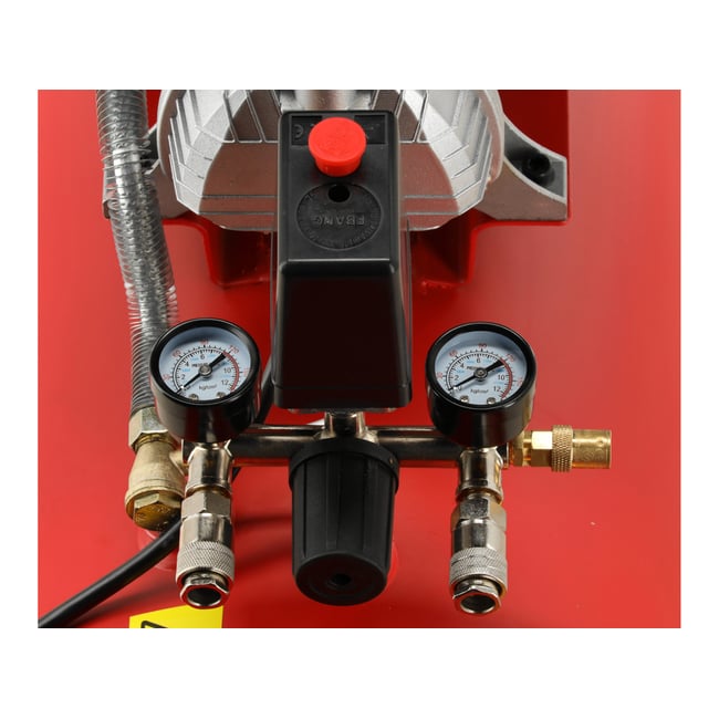 Compresor aer, cu ulei, Yato YT-23306, 2200 W, 50 litri, 8 bar, debit 412 L/min, 2 prize de aer