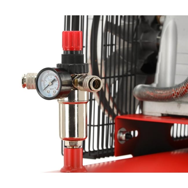 Compresor aer în doi cilindri 200 Litri, Yato YT-23321, 360 l/min, 2200 W (3 CP)