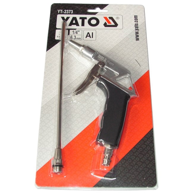 Pistol pentru suflat cu tija, Yato YT-2373, 1/4", 0,8 Mpa