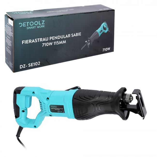 Fierastrau electric sabie, Detoolz DZ-SE102, 710W, 115mm