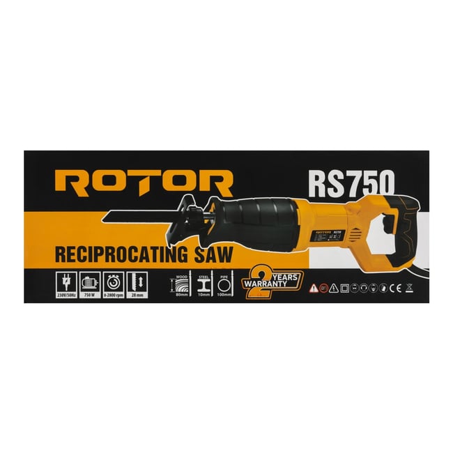 Fierastrau electric sabie, Rotor RS750, 750 W, 2800 RPM