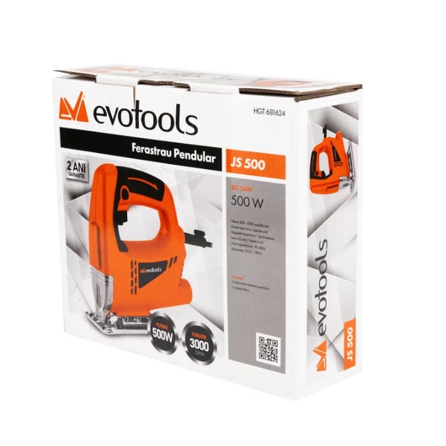 Fierastrau electric vertical, pendular, EvoTools JS 500, 500 W, 3000 RPM