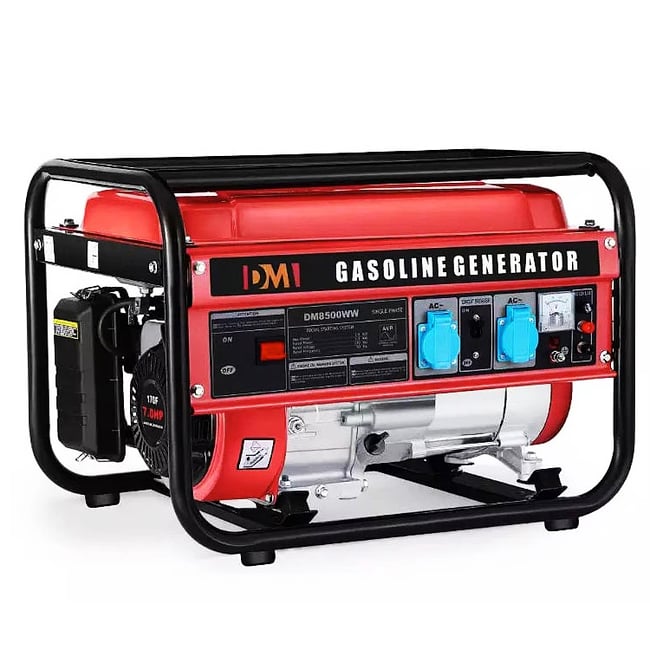 Generator de curent electric, pe benzina, DM8500WW, 4 Timpi, 220 V / 380 V, 2.8 kW, 7 CP, cu AVR