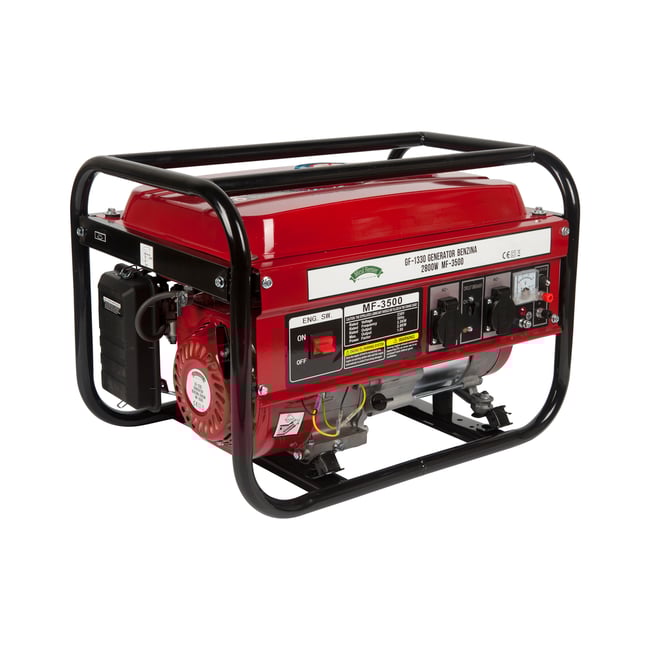 Generator de curent electric, monofazic, pe benzina, Micul Fermier MF-3500, 4 Timpi, 2800 W, 4CP, cu AVR