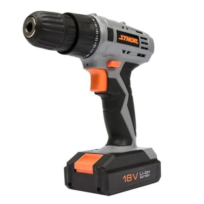 Masina de gaurit si insurubat, Sthor 78983, cu 1 acumulator, 18 V, 1.3 Ah, Li-Ion