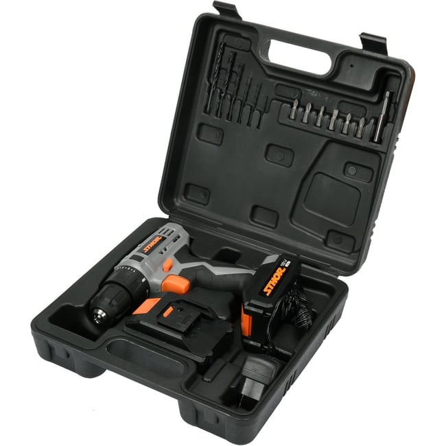 Masina de gaurit si insurubat, Sthor 78972, cu 2 acumulatori, 18 V, 1.3 Ah, Li-Ion