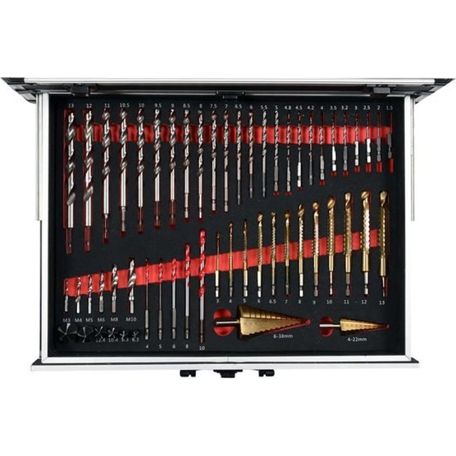 Masina de Gaurit si Insurubat cu Percutie cu 2 Acumulatori, Li-Ion, 18 V, 2 Ah, 42Nm, Motor Fara Perii, Led Iluminare, Valiza Speciala + Accesorii