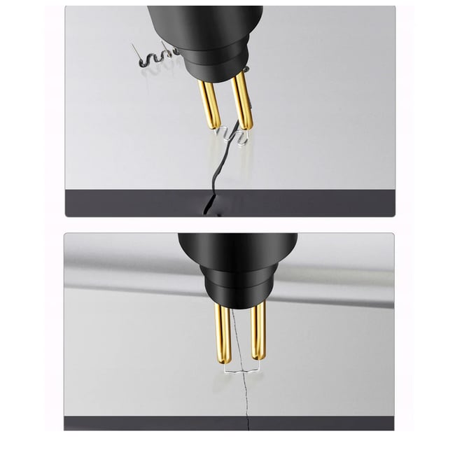 Aparat sudura plastic, Kraft&Dele KD865, 120 W, extra accesorii incluse