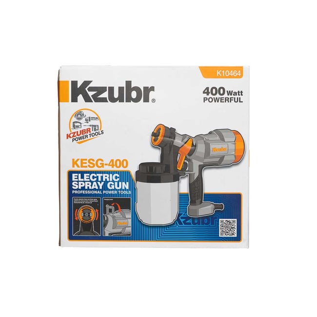 Pistol de vopsit electric Kzubr KESG-400, 400 W, 900 ml, 800ml/min