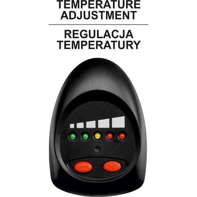 Suflanta cu aer cald, Yato YT-82292, 2000 W, termostat analogic, cu accesorii, in valiza