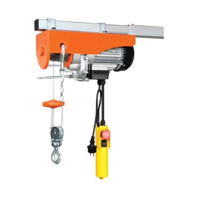 Electropalan / troliu electric, Evotools 673609, 250 / 500 Kg , 1100 W, 12 / 6 m