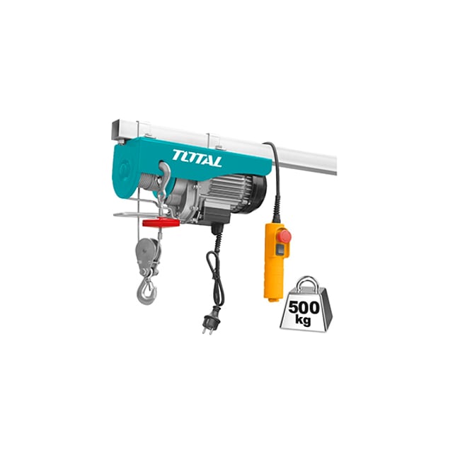 Electropalan / troliu electric, Total TLH1952, 250 / 500 Kg , 900 W, 12 / 6 m