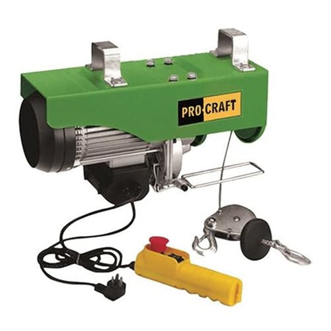 Electropalan / troliu electric, Procraft TP250, 125 / 250 Kg , 510 W, 12 / 6 m