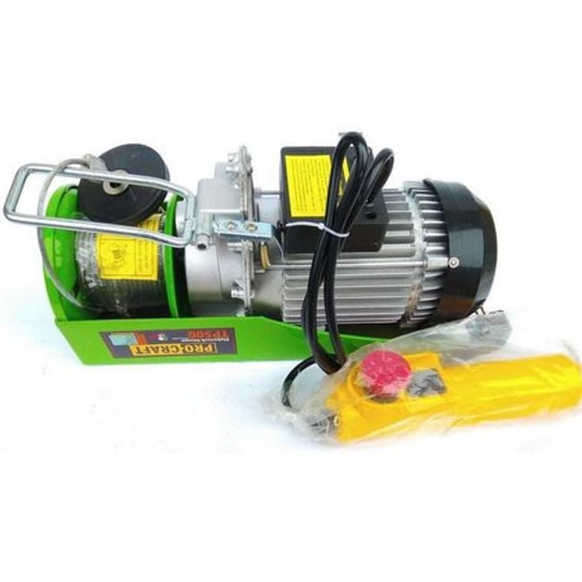 Electropalan / troliu electric, Procraft TP250, 125 / 250 Kg , 510 W, 12 / 6 m