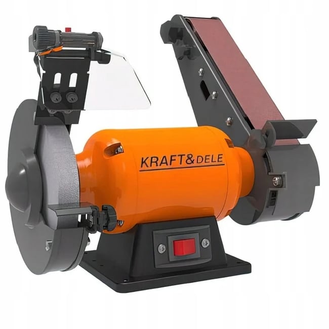 Polizor de banc + slefuitor cu banda, Kraft&Dele KD568, 150 mm, 1800 W