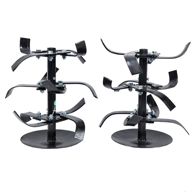 Set 2 freze laterale pentru motosapa, hexagon 23 mm