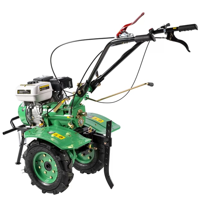 Motocultor pe benzina Micul Fermier GF-2295, 7.5 cp, 212 cc, 4 timpi, 3 viteze + roti transport