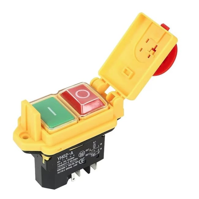 Buton On/Off pentru betoniera, pompa apa (model 9084)