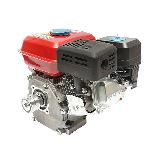 Motor pe benzina de uz general Breckner BK98452, 7.5 CP, ax cilindric cu pana 20mm, 4 timpi, filtru de aer umed, fulie cu 2 canale inclusa