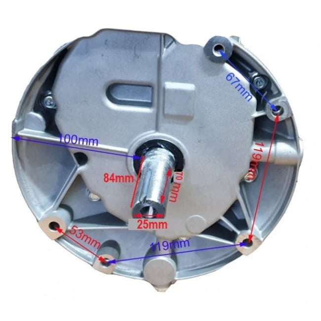 Motor pe benzina pentru motosapa, ax vertical, Zongshen XP200A, ax 25 Ø - 84mm, 6.5 CP