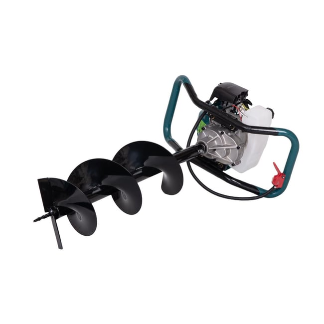 Motoburghiu pamant, Motoforeza Gospodarul Profesionist GP-ED520, pe benzina, 2 timpi, 3 CP, 3 burghie incluse (100mm, 150mm, 200mm)