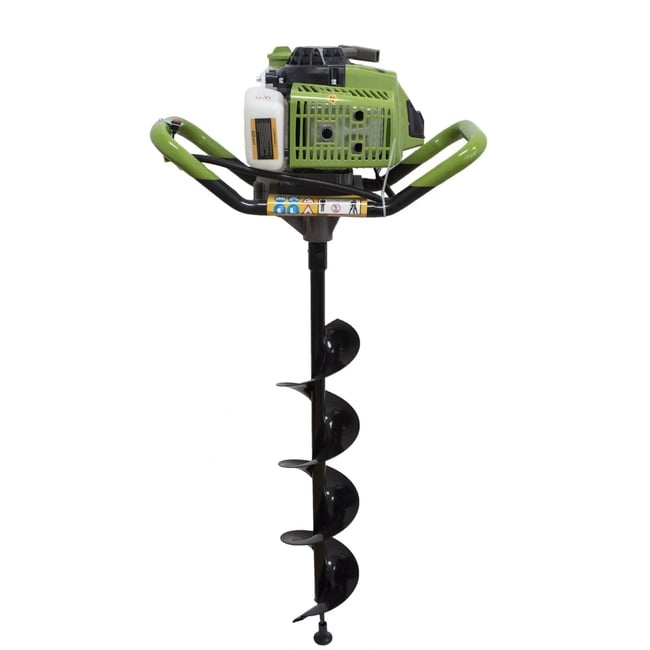 Motoburghiu pamant, Motoforeza Procraft GD52, pe benzina, 2 timpi, 2 CP, burghiu inclus 150 mm