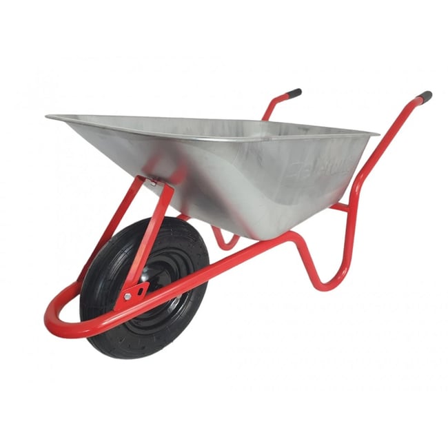 Roaba constructii / gradinarit, ELEFANT Tip 1, tabla zincata, roata pneumatica, 100 L