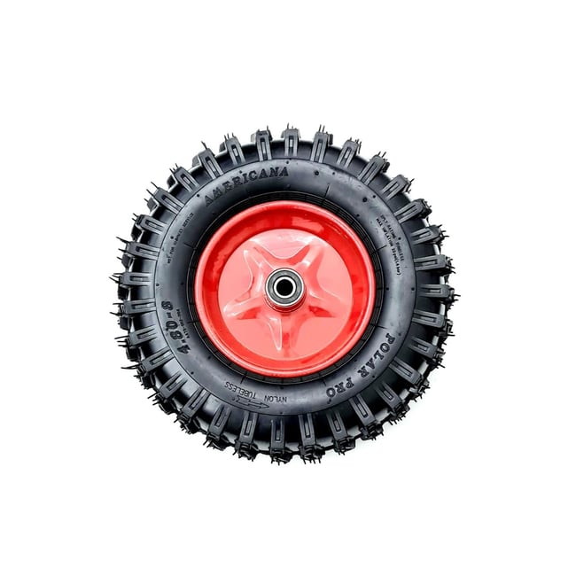 Roata pentru Roaba cu Rulment si Crampoane 4.80-8, Ax 20mm, Model Polar Pro