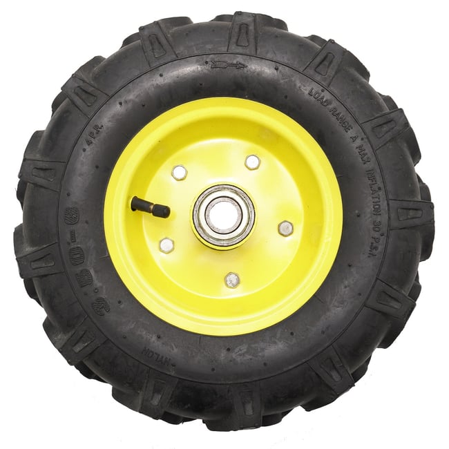 Roata Roaba - TT - ax 20mm - rulment - crampoane - 3.50-6 4PR