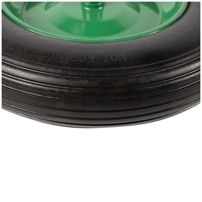 Roata roaba spuma cu janta metalica 3.50-8, ax subtire 14 mm