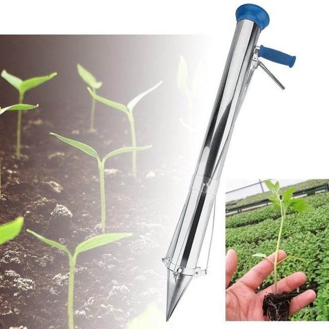 Plantator Manual pentru Rasaduri din Inox