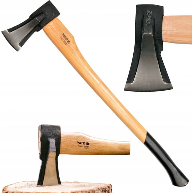 Topor pentru despicat cu maner din lemn, 2000 g, Yato YT-8012