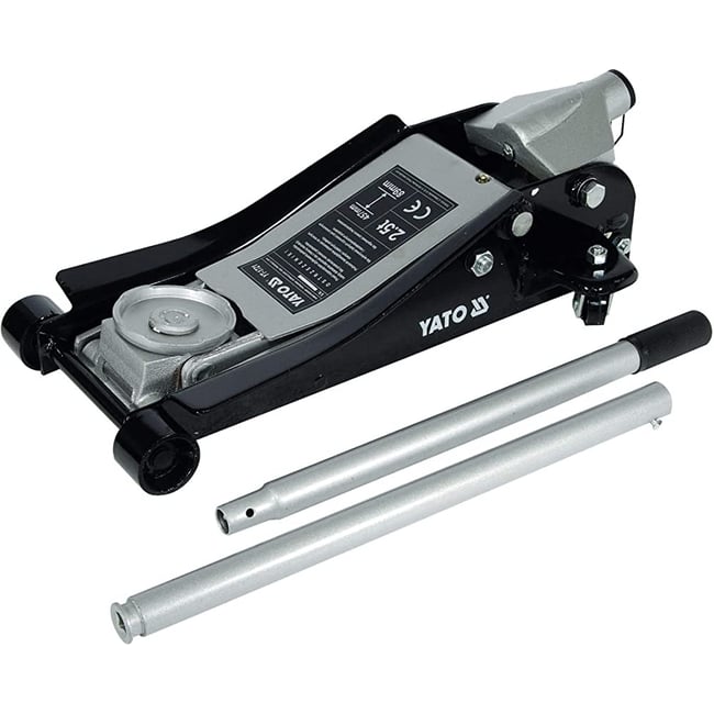 Cric hidraulic tip crocodil Yato YT-1721, aluminiu, capacitate ridicare 2.5 Tone, 89-457 mm