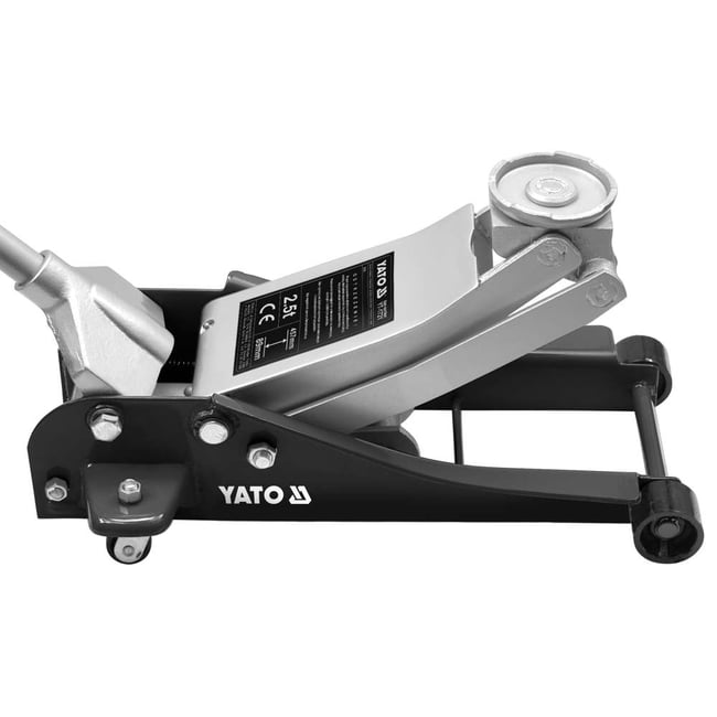 Cric hidraulic tip crocodil Yato YT-1721, aluminiu, capacitate ridicare 2.5 Tone, 89-457 mm