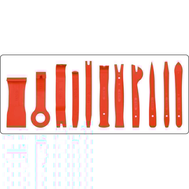 Kit pentru demontare ornamente si tapiterie auto Yato YT-0844, 11 piese