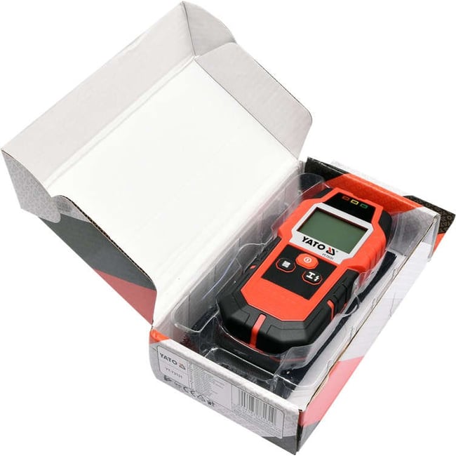 Detector de metale, Yato YT-73131, baterii alcaline, 50 mm