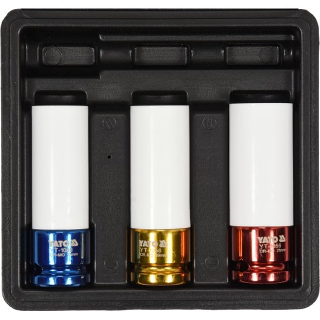 SET 3 TUBULARE IMPACT CU IZOLATIE, 17-19-21 MM, 1/2